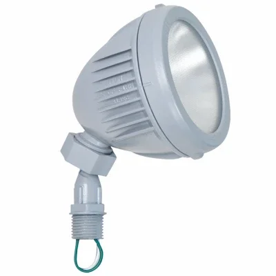 Led Swivel Floodlight Lamp Holder, 13-watts, Gray