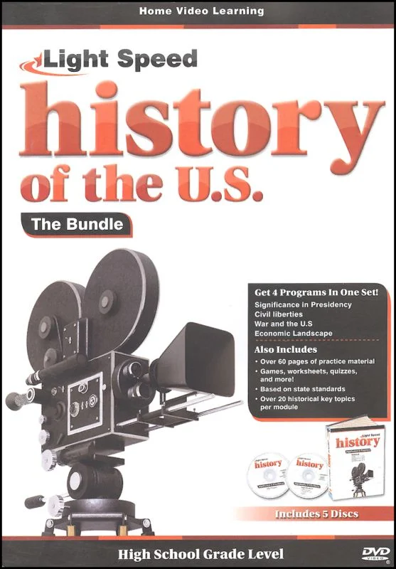 Light Speed History of the U.S: History Bundle DVD (5 Pack)