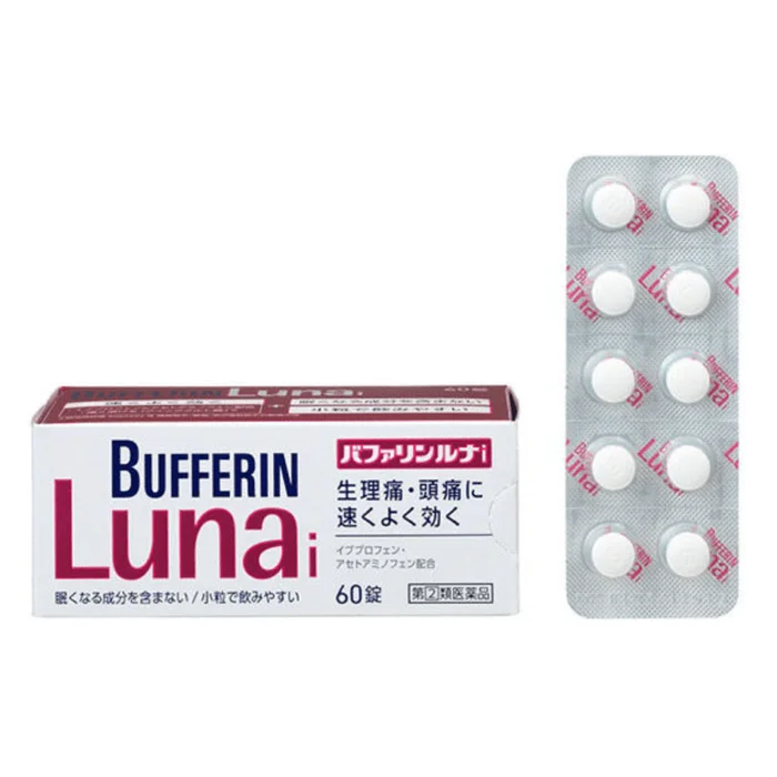 Lion Lunai Antipyretic Analgesic Physiological Pain And Other Painkillers 60 Tablets