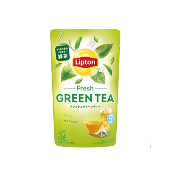 LIPTON cold bubble iced tea green tea bag 14 bags