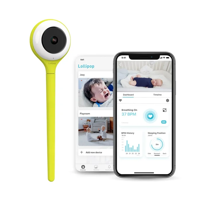 Lollipop Smart Baby Camera – Pistachio