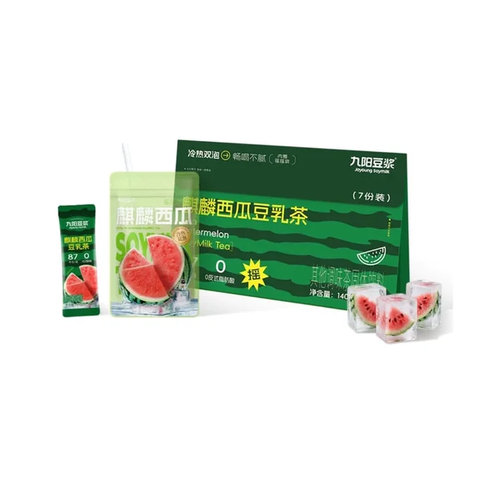 [Low calories satisfy your craving] Qilin Watermelon Soy Milk Tea 20g*7 bags