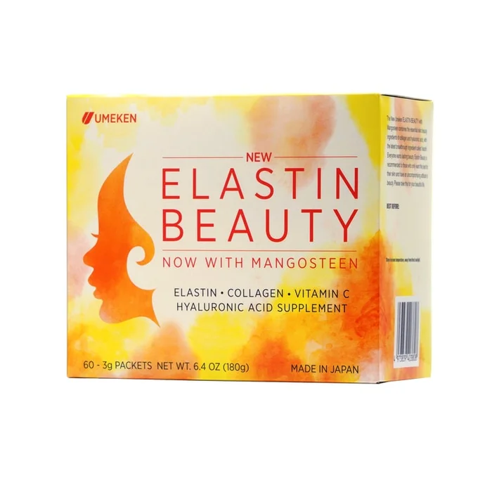 【Made in Japan】Elastin Beauty 60 Packets / Collagen/ Hyaluronic Acid/ Vitamin C/ Skin Beauty/ Anti-Aging/ Hydration