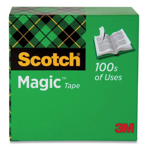 Magic Tape Refill, 3″ Core, 0.75″ X 72 Yds, Clear