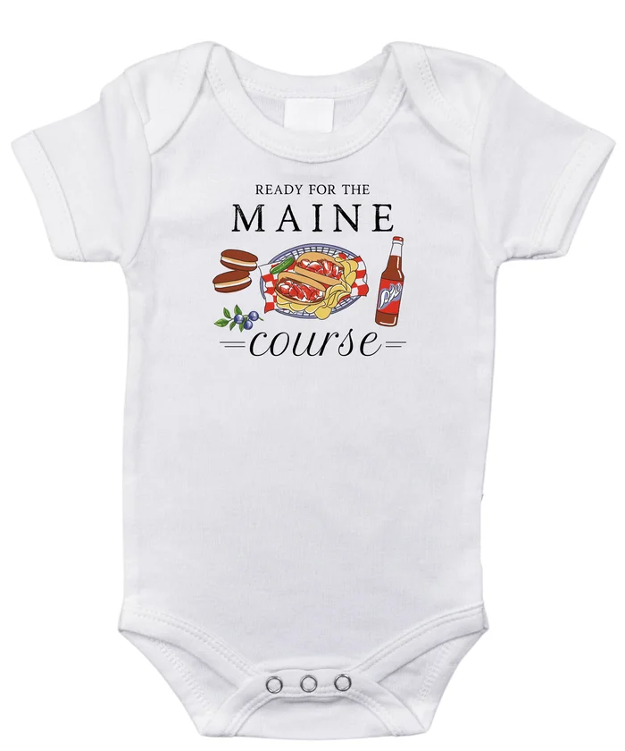 Maine Course Baby Onesie by Little Hometown