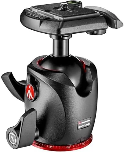 Manfrotto XPRO Ball Head with 200PL Quick Release Plate, High Precision, Compatible with Photography Equipment, for Camera Tripod, for Content Creation