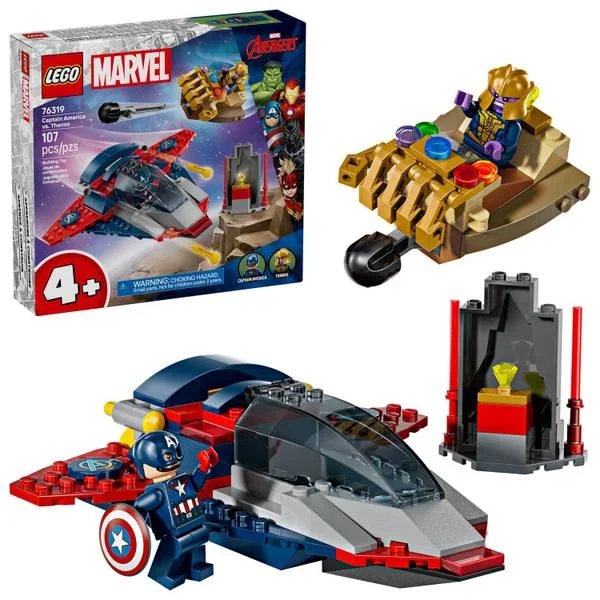 Marvel Captain America vs. Thanos Kids Toy 76319