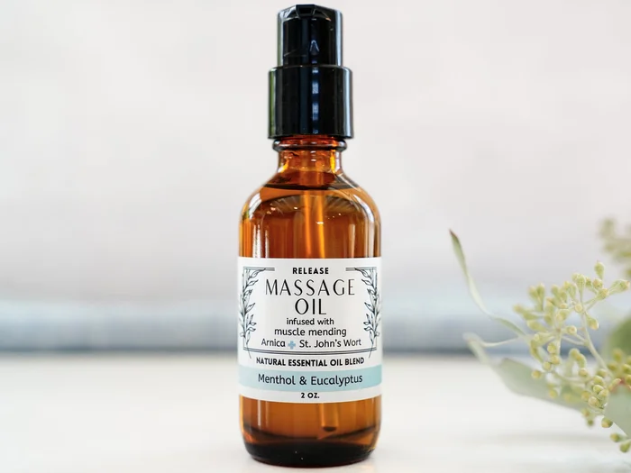 Massage Oil with Arnica – Release – Menthol & Eucalyptus
