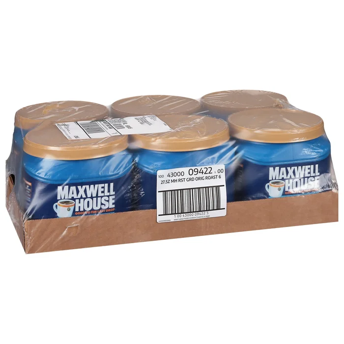 Maxwell House Original Roast Ground Coffee-1.719 lbs.-6/Case