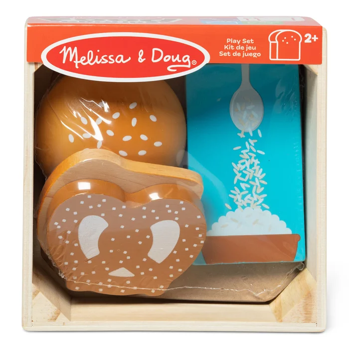 Melissa & Doug Wooden Food Groups Play Set – Grains