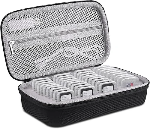 Memory Card Case – Water-Resistant & Anti-Shock 36 Slot Holder, 27 Micro SD & 9 SD/SDHC/SDXC Cards Organizer for Camera