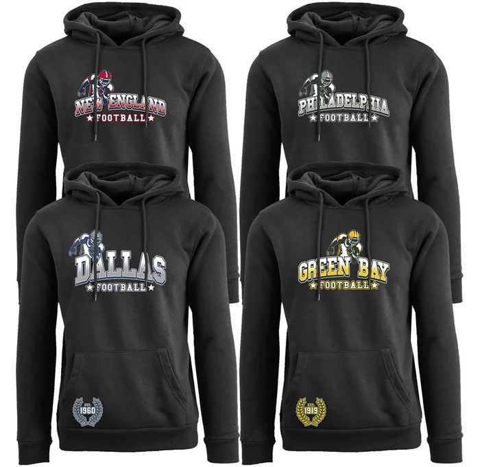 Men's Football Legends Pull Over Hoodie