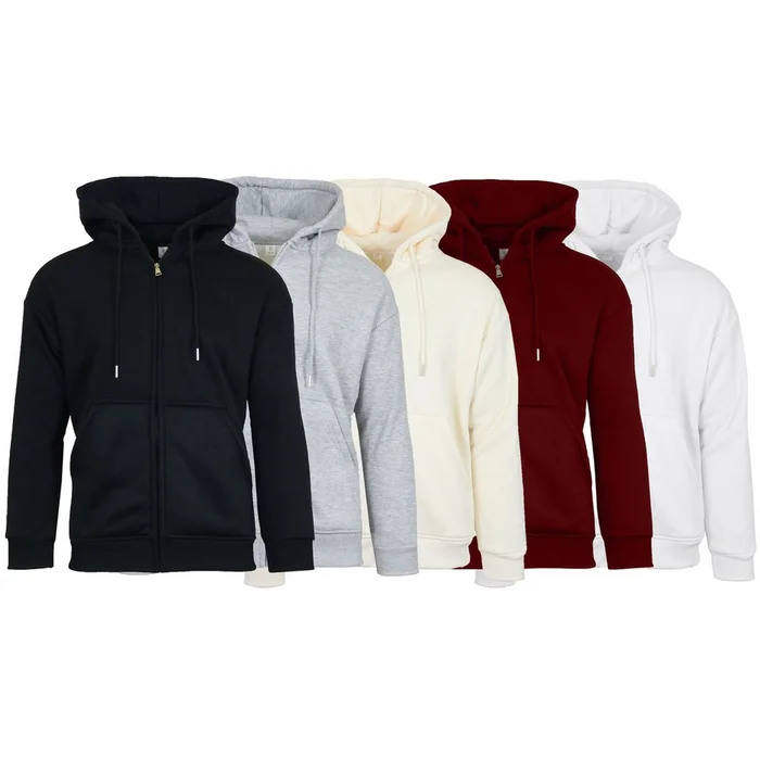Men's Full-Zip Sherpa-Lined Hoodie