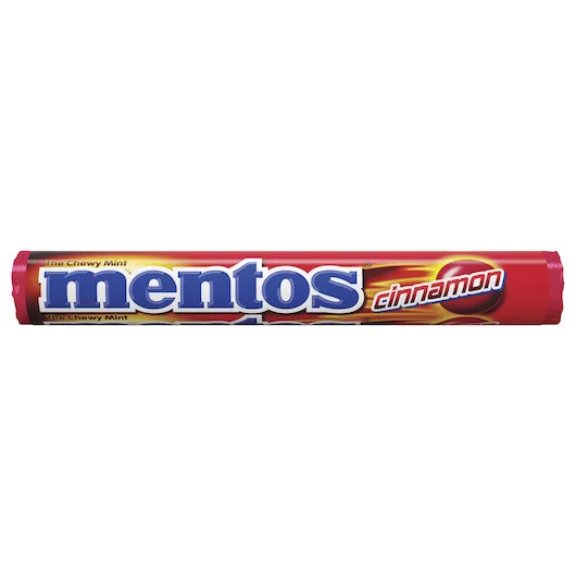 Mentos Cinnamon Candy-1.32 oz.-15/Box-24/Case