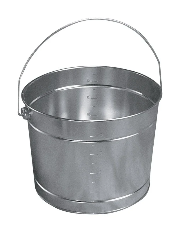 Metal Paint Pail With Lid, 5 Quart Capacity, Durable Steel Construction