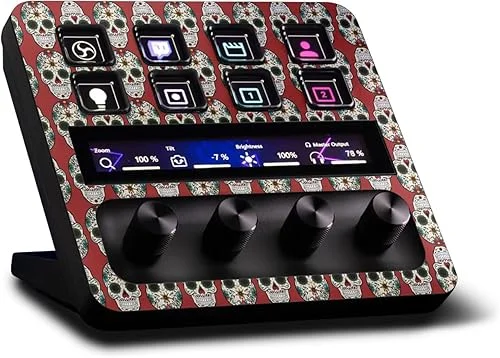 MightySkins Skin Compatible with Elgato Stream Deck + – Solid White | Protective, Durable, and Unique Vinyl Decal wrap Cover | Easy to Apply, Remove, and Change Styles | Made in The USA