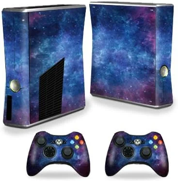 MightySkins Skin Compatible with X-Box 360 Xbox 360 S Console – Nebula | Protective, Durable, and Unique Vinyl Decal wrap Cover | Easy to Apply, Remove, and Change Styles | Made in The USA