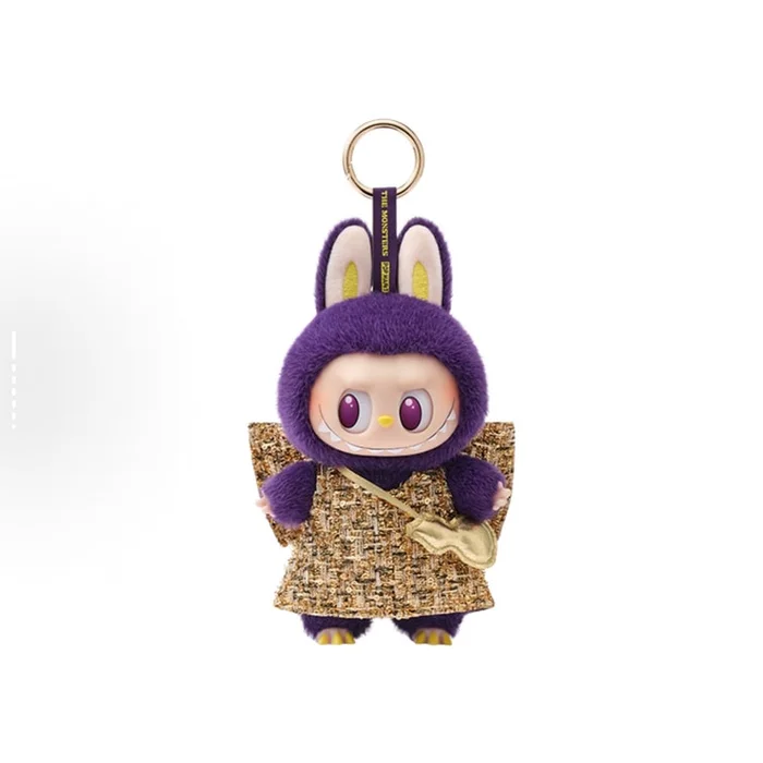 Milano Lamb LABUBU x PRONOUNCE – WINGS OF FORTUNE Purple Collector's Hang Tag 17.5cm Limited Edition