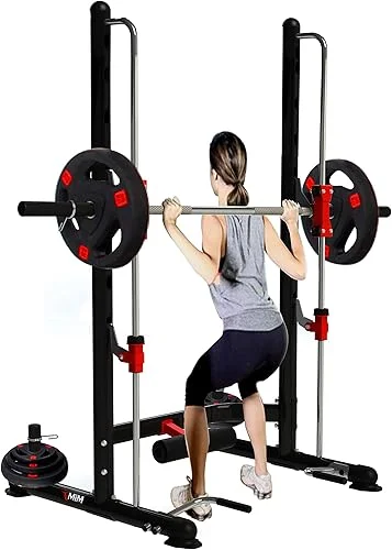 MiM USA Compact Smith Machine Squat Rack | Multi Functions Home Gym