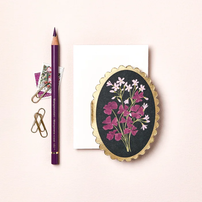 Mini Card – Oxalis Floral