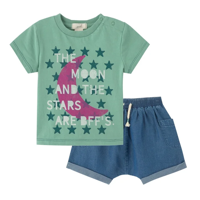 Moon & Stars BFF’s Short Set