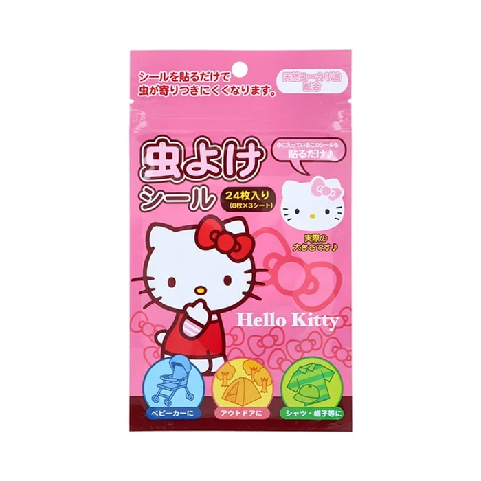 Mosquito Repellent Patch 8 Patterns Total 24 Pieces [Hello Kitty]