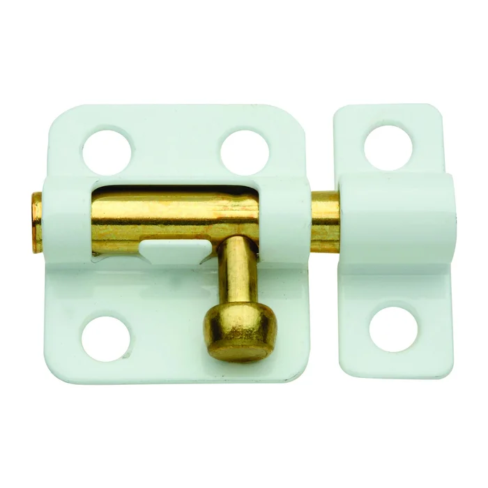 N248-492 Barrel Bolt, 0.31 In Dia Bolt Head, 2 In L Bolt, Steel