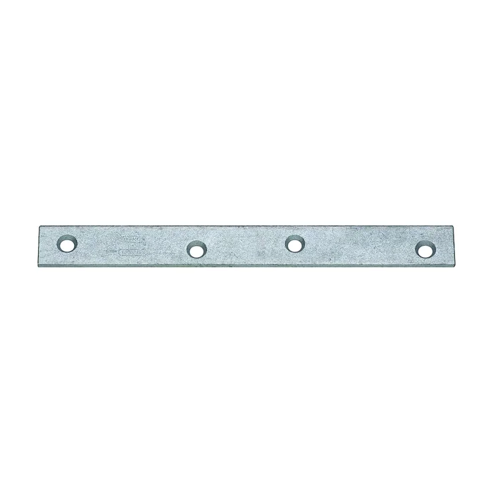 National Hardware N220-350 Mending Brace, 8 in L, 7/8 in W, Steel, Galvanized, Screw Mounting