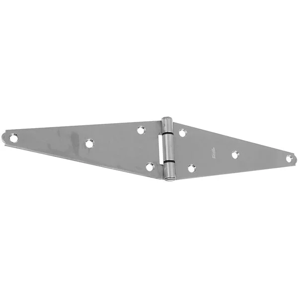 National Hardware N342-493 Heavy Strap Hinge, Stainless Steel, Tight Pin