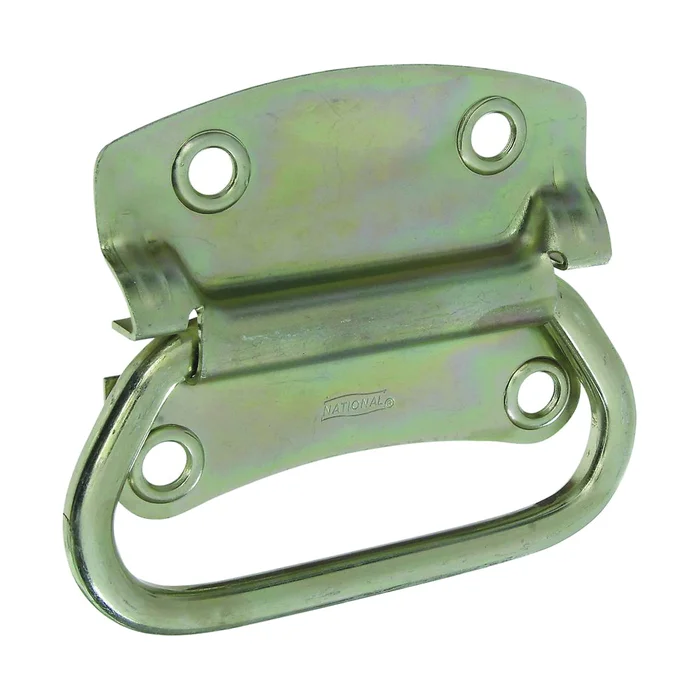 National Hardware SPB175 Series N226-886 Chest Handle, 4.23 in L, 3-1/2 in W, Steel, Zinc