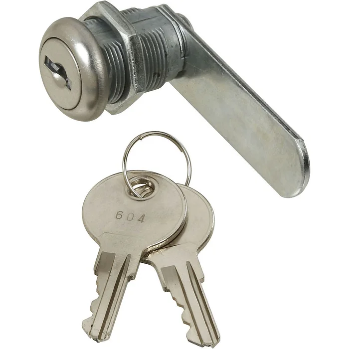 National Hardware VKA825 Series N185-280 Utility Lock, Keyed Lock, Y13 Yale, B1 Cole Keyway, Steel/Zinc, Chrome