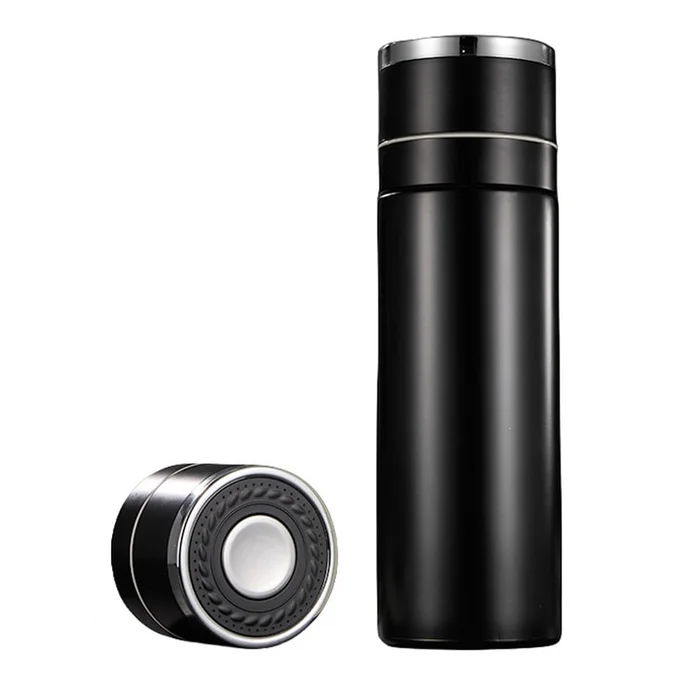 New 316 Stainless Steel Tea-Water Separating Vacuum Cup Black 316 Inner Liner 500ml