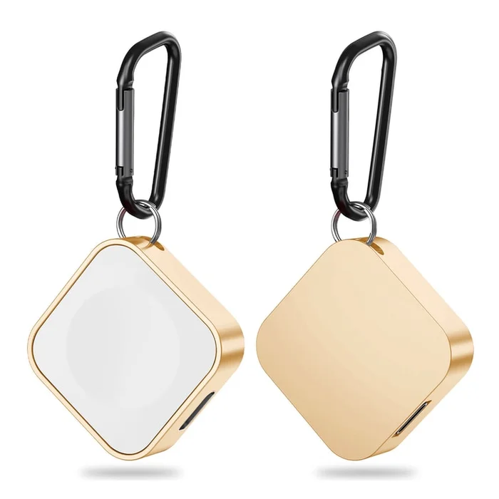 New Apple iWatch Magnetic Portable Wireless Charger for Wireless Charging Golden 5W