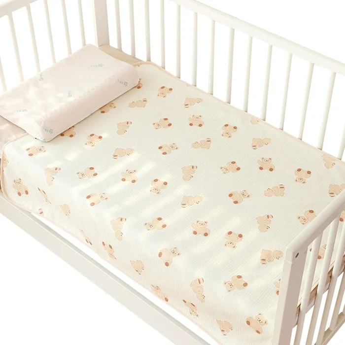 New Aunt Period Waterproof Breathable Leak Proof Urine Isolation Pad Physiological Pad Teddy Bear 50*70cm