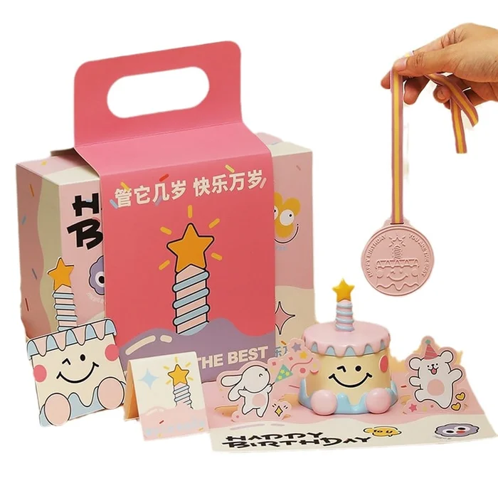 New Birthday Cake Design With Music Aromatherapy Gift Box Vanilla Ice Cream F