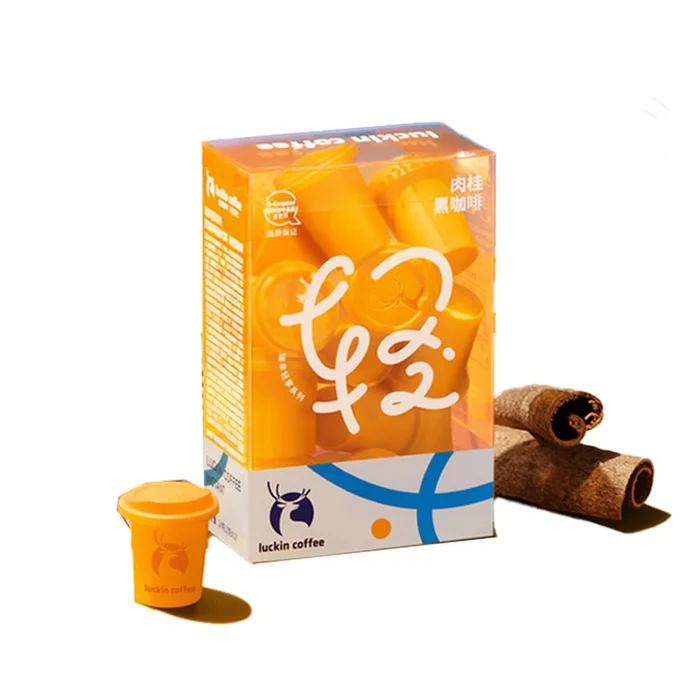 【 New 】 Instant Black Coffee with Cinnamon Flavor 12 Pieces/Box