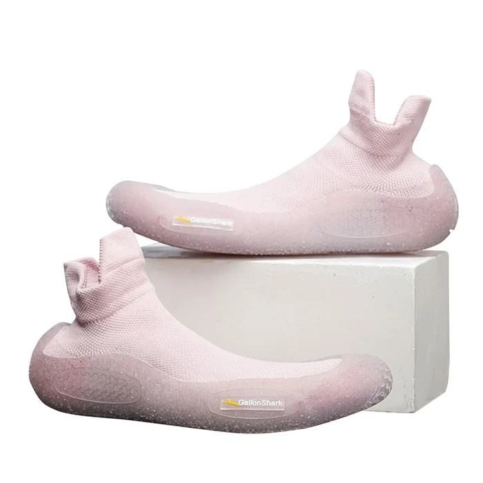 New Shock-Absorbing And Anti Slip Shoes For Indoor Leisure Sports Soft Soled Fitness Shoes Peach Heart Pink 34/35