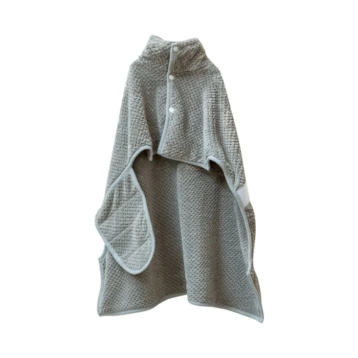 New Soft And Comfortable Dog Absorbent Towel And Pet Bathrobe Grey S