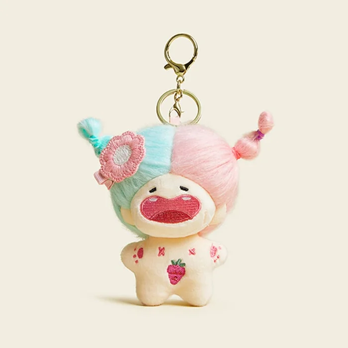 New Vitality Fruit Cotton Doll Cute Doll Key Bag Pendant Strawberry F