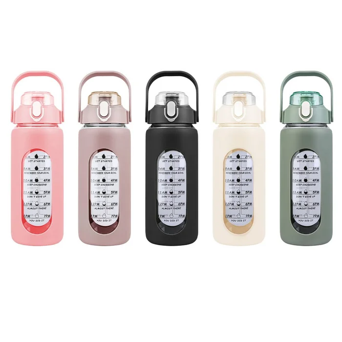 NewHome™ 32/64-Ounce Time Marker Water Bottle