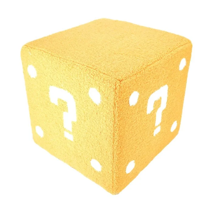 Nintendo Mario Fuzzy Dice Stool Chair Decor 36*36*36cm