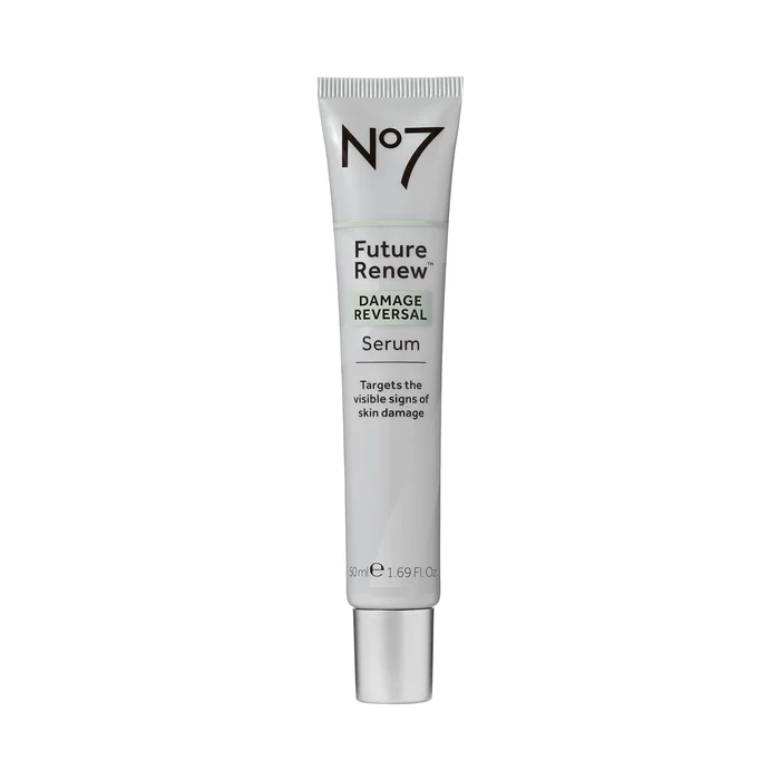 No7 Future Renew Damage Reversal Serum – Anti-Aging Face Serum for Glowing Skin – Hyaluronic Acid + Niacinamide for Skin Damage Reversal – Dermatologist-Approved, Suitable for Sensitive Skin (50ml)