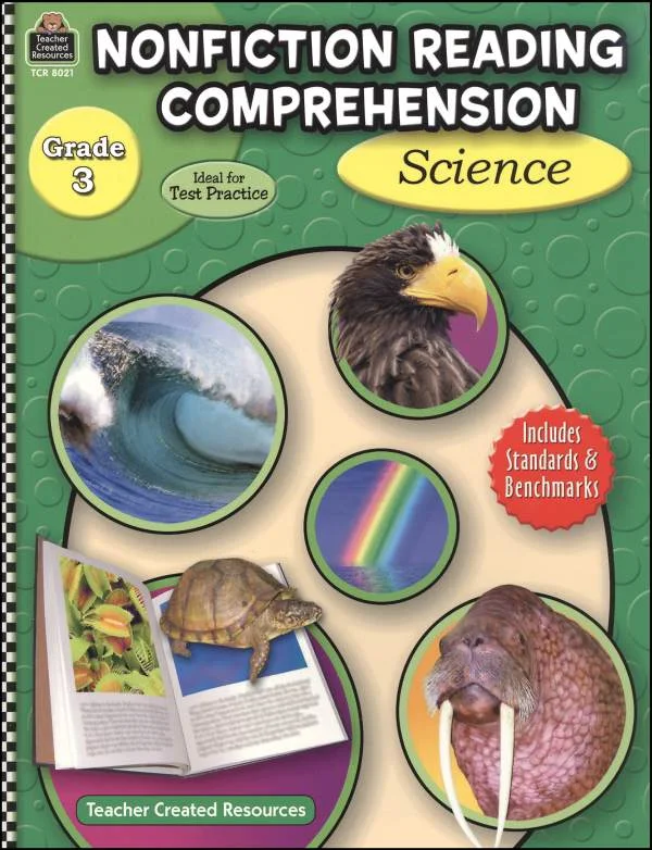 Nonfiction Reading Comprehension – Science Grade 3