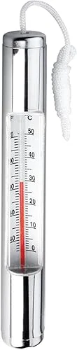 Ocean Blue Water Products Chrome Plated Swimming Pool Thermometer