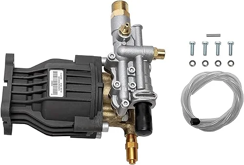 OEM Technologies 90029 Replacement Pressure Washer Pump Kit, 3400 PSI, 2.5 GPM, 3/4′ Shaft, Includes Hardware and Siphon Tube, for Residential and Industrial Gas Powered Machines