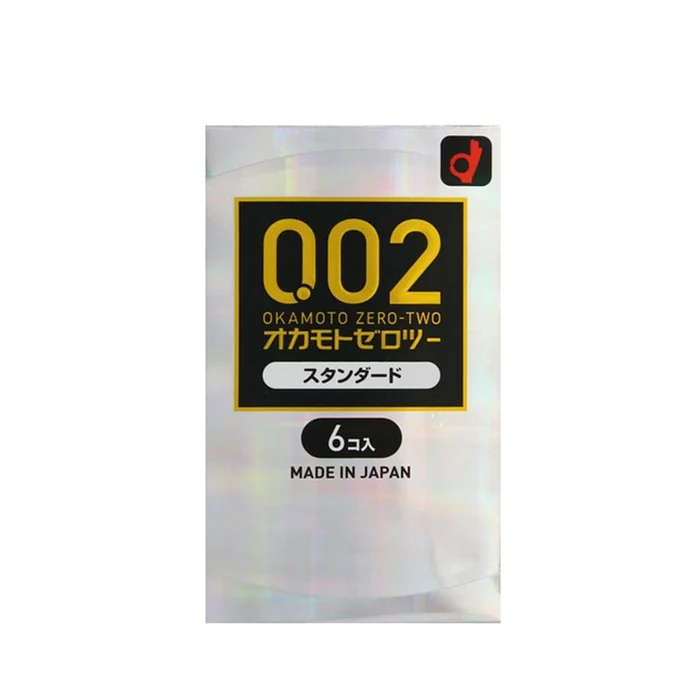 OKAMOTO 002 Condom Clear Color 6pcs