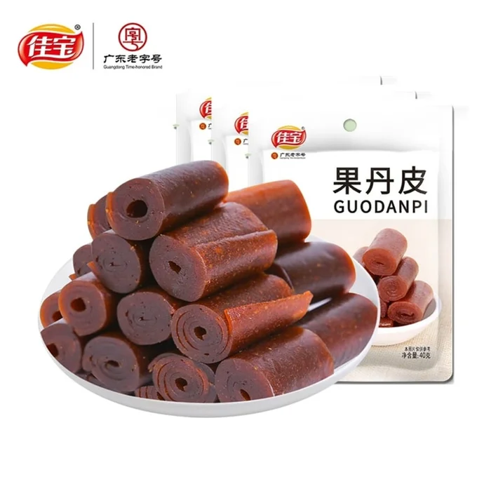 Old-fashioned hawthorn roll sweet and sour fruit dried fruit snack snack small package 40g*1 bag