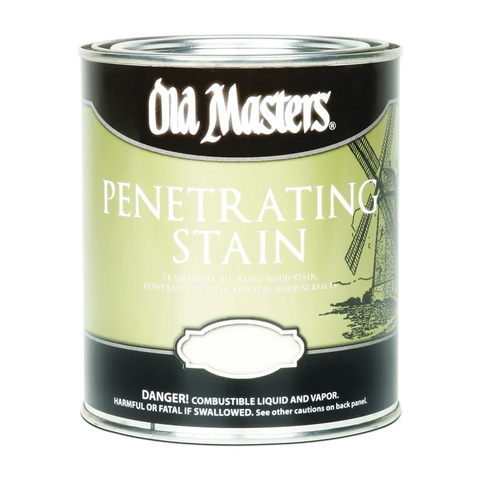 Old Masters 41316 Penetrating Stain, Clear, Fruitwood, Liquid, 0.5 pt, Can