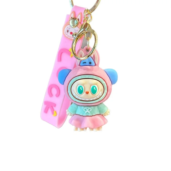 One lab-cloth keychain