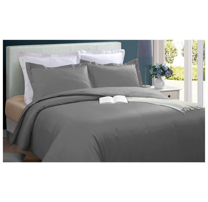 Oversized Cotton 3-Piece Duvet Cover Set